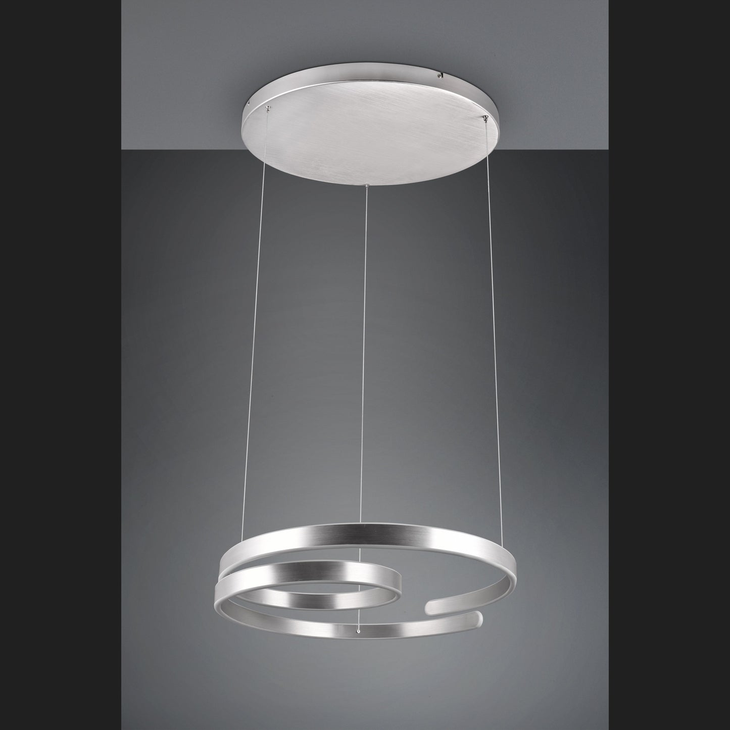 Marnie  - Pendant - Brushed Aluminium - Trio