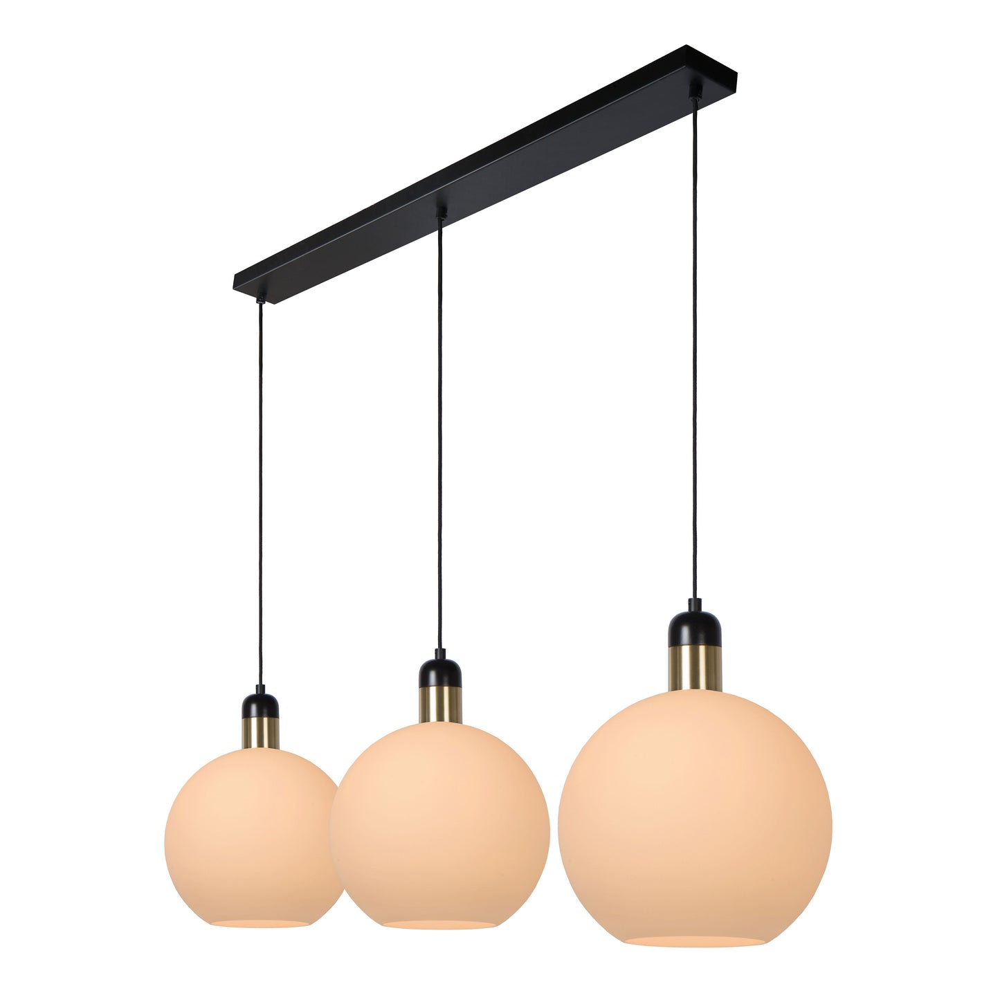 Lucide JULIUS - Pendant light - 3xE27 - Opal