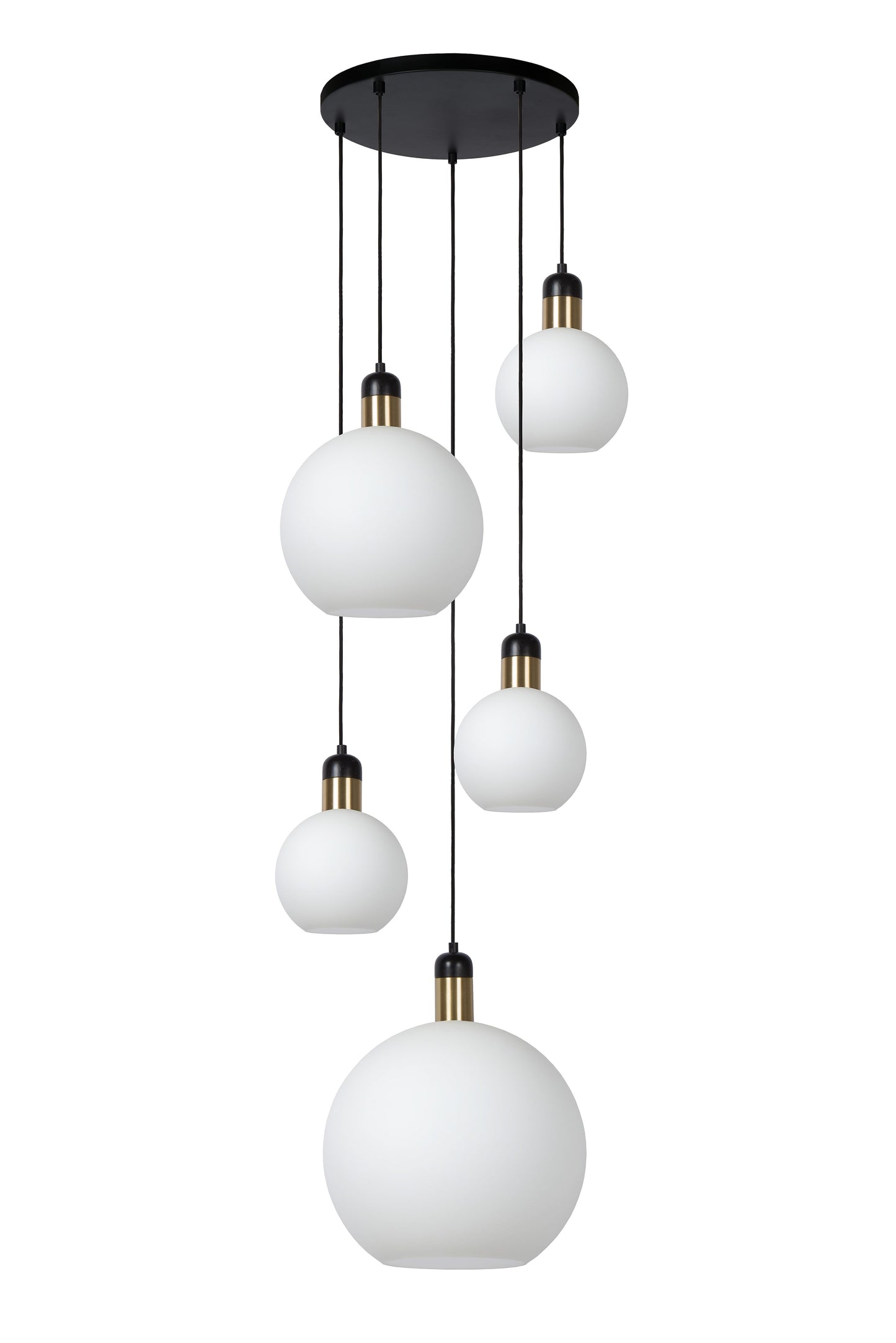 Lucide JULIUS - Pendant light - 5xE27 - Opal