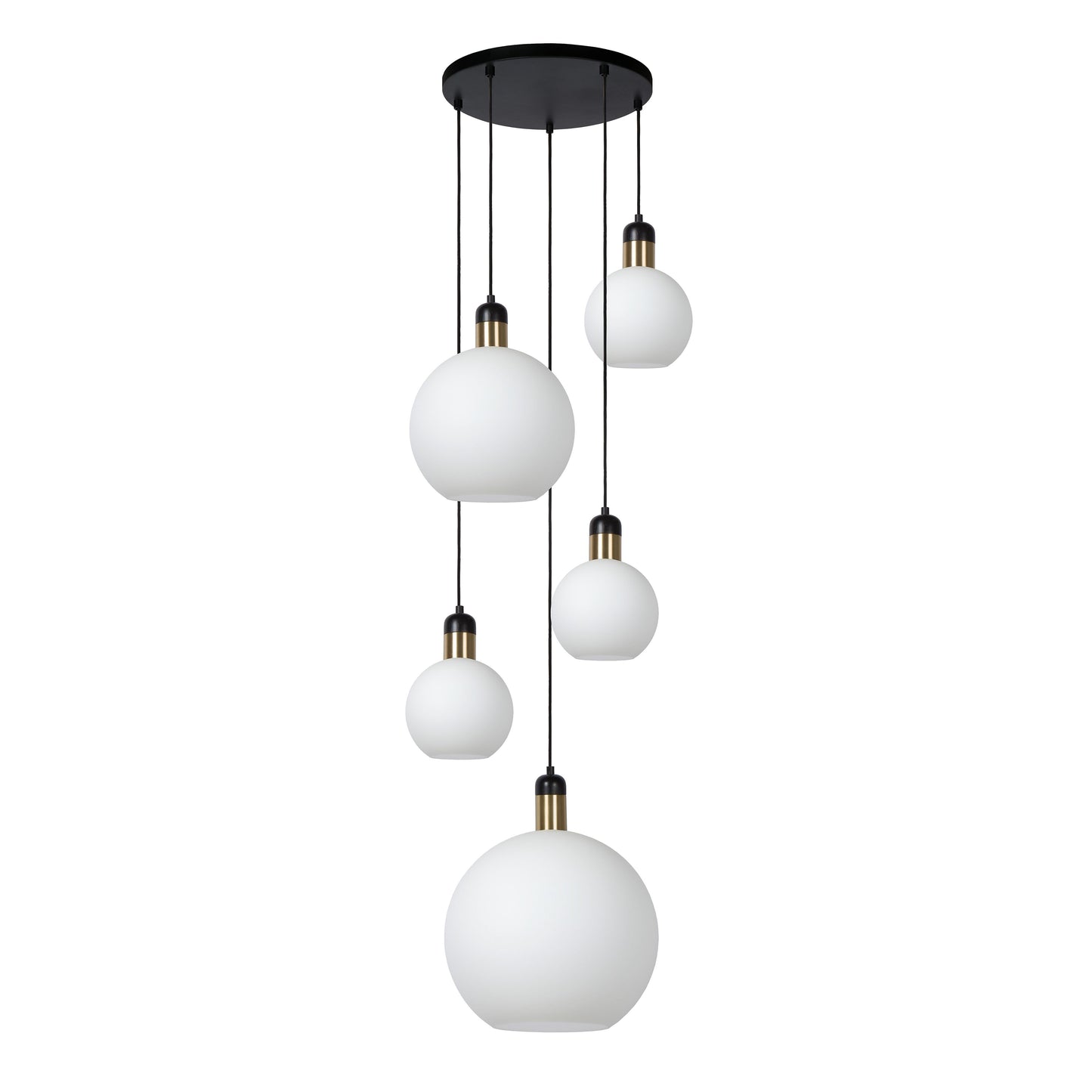 Lucide JULIUS - Pendant light - 5xE27 - Opal