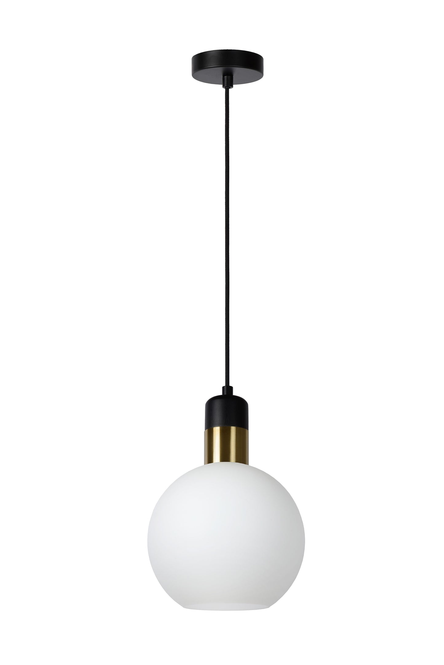 Lucide JULIUS - Pendant light - Ø 20 cm - 1xE27 - Opal