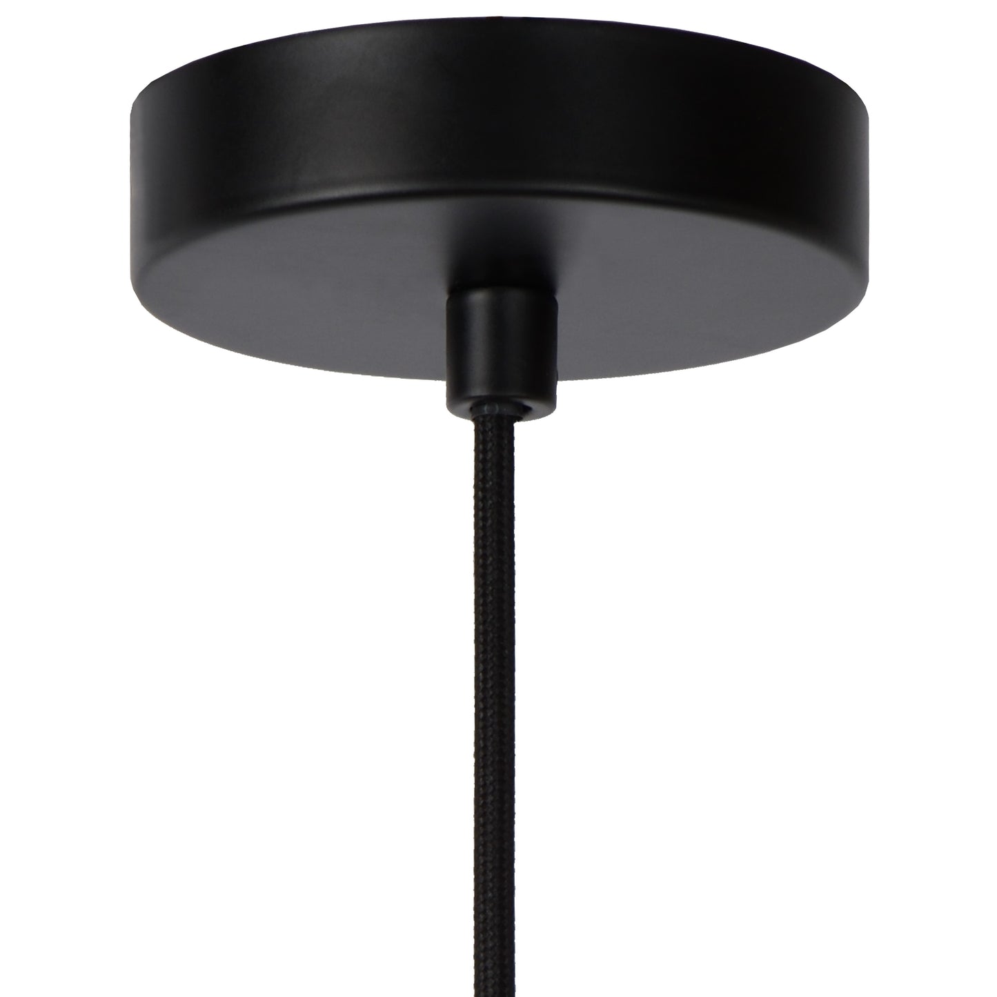 Lucide JULIUS - Pendant light - Ø 20 cm - 1xE27 - Smoke Grey