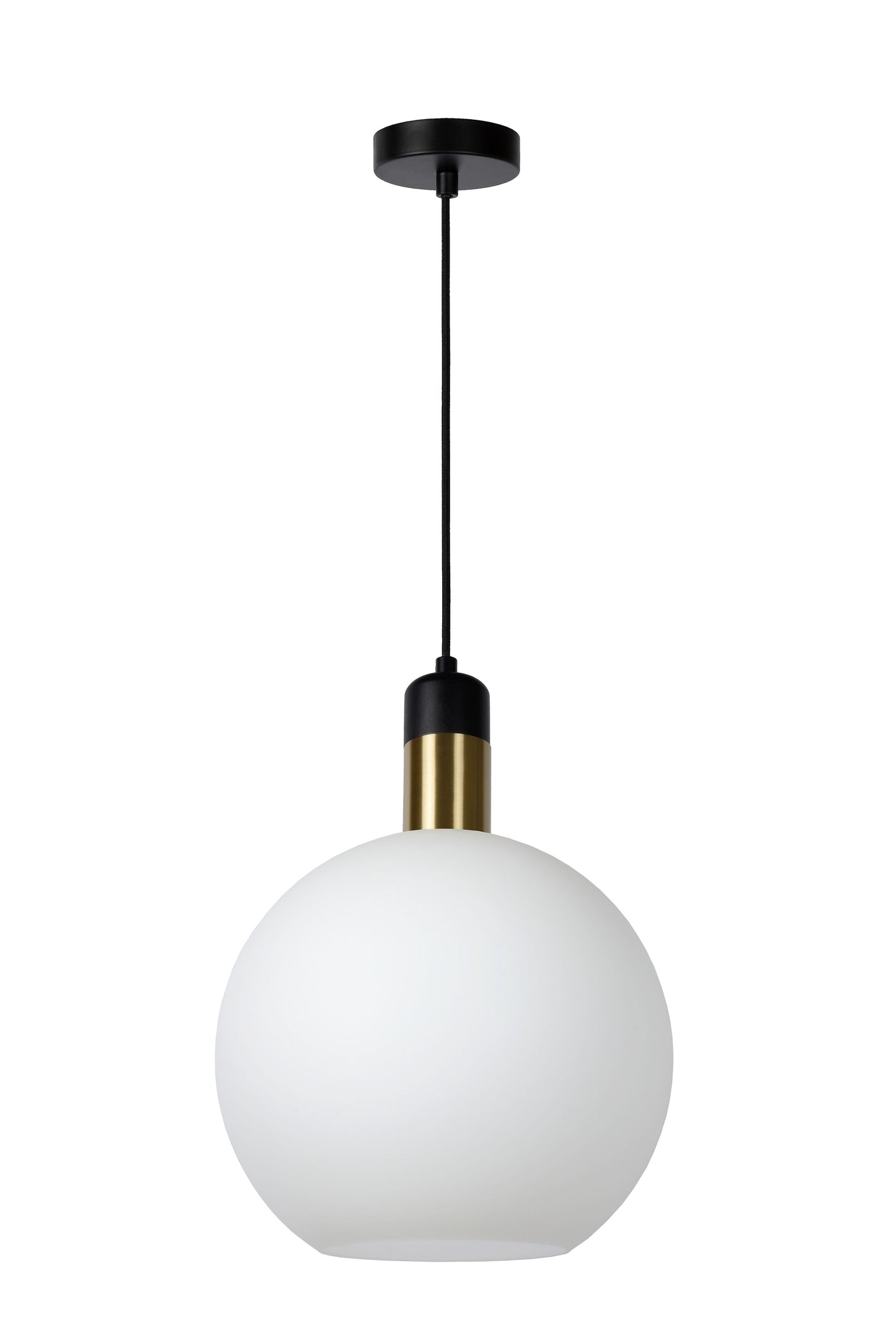 Lucide JULIUS - Pendant light - Ø 28 cm - 1xE27 - Opal