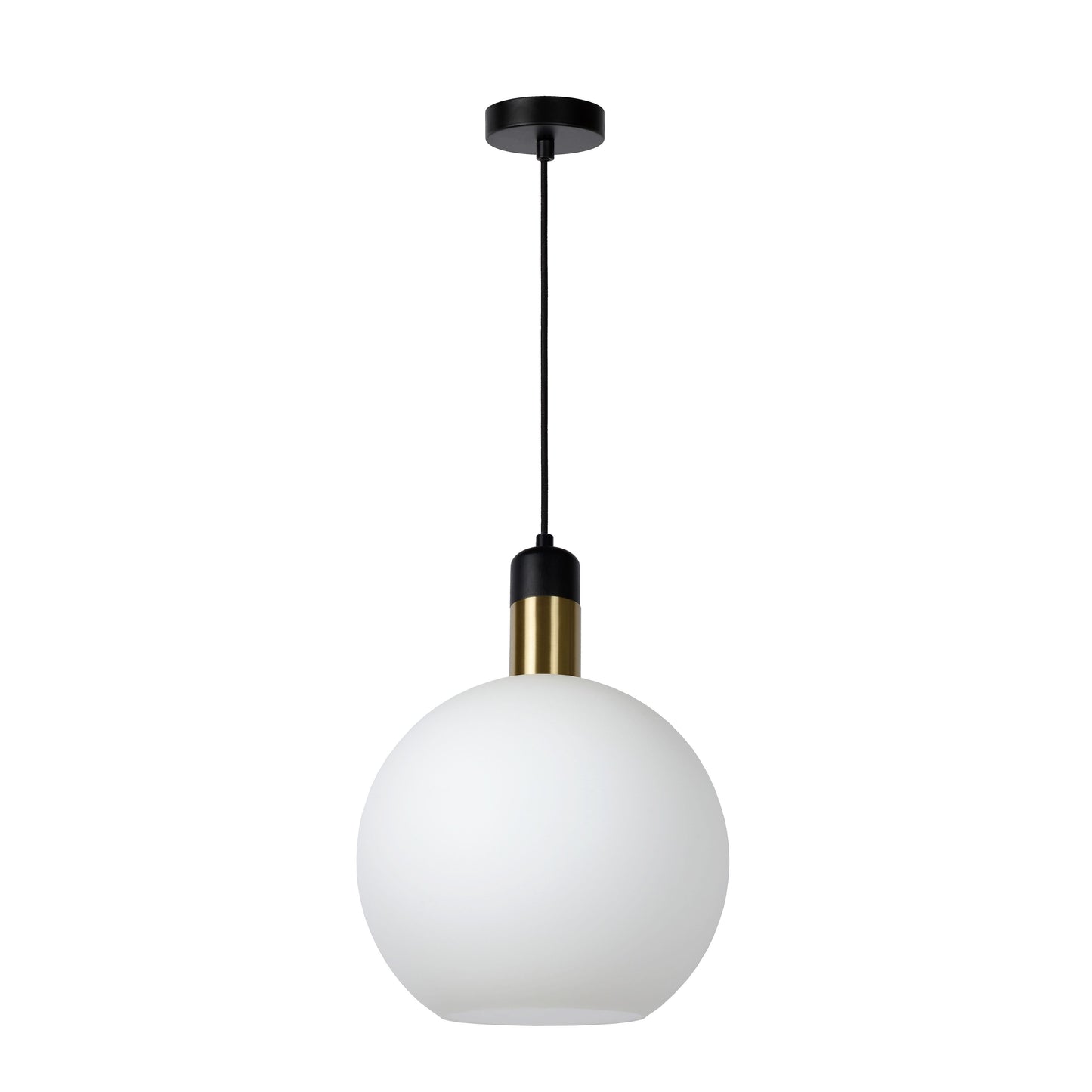 Lucide JULIUS - Pendant light - Ø 28 cm - 1xE27 - Opal