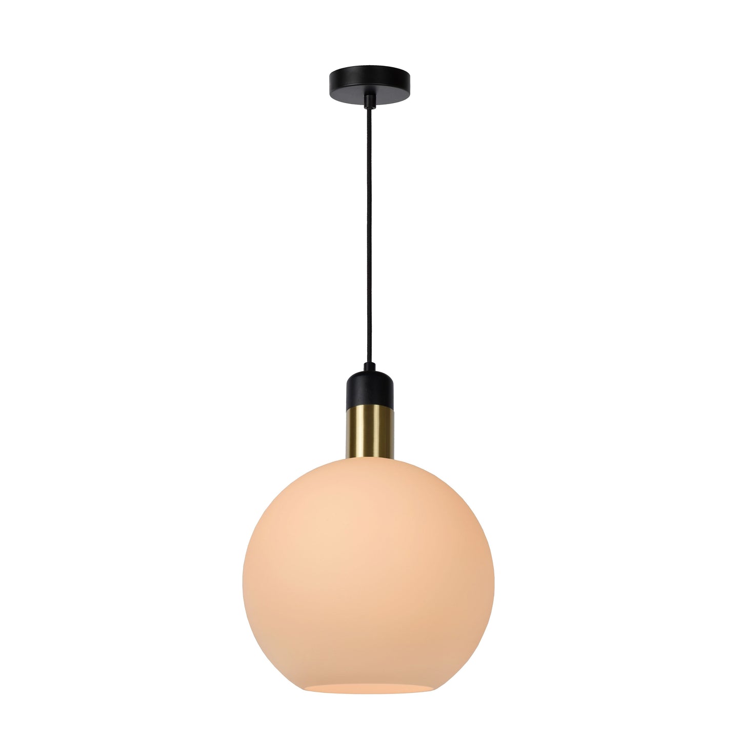 Lucide JULIUS - Pendant light - Ø 28 cm - 1xE27 - Opal