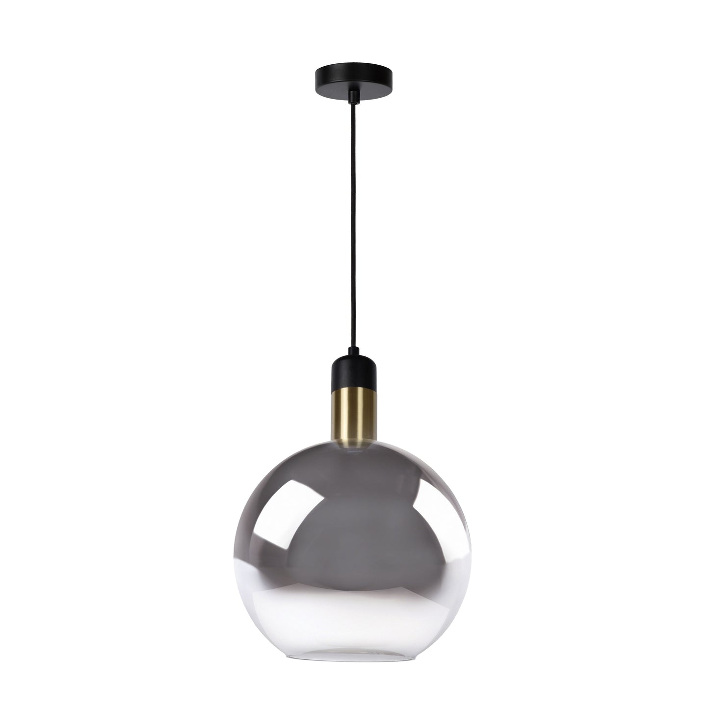 Lucide JULIUS - Pendant light - Ø 28 cm - 1xE27 - Smoke Grey