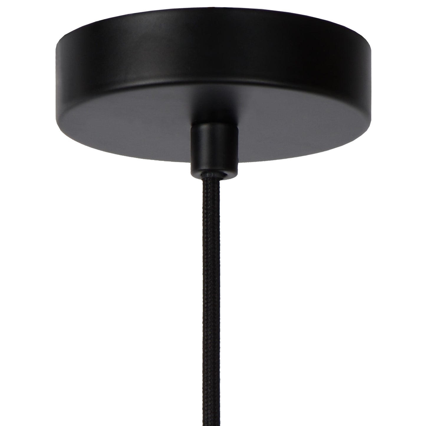 Lucide JULIUS - Pendant light - Ø 40 cm - 1xE27 - Smoke Grey