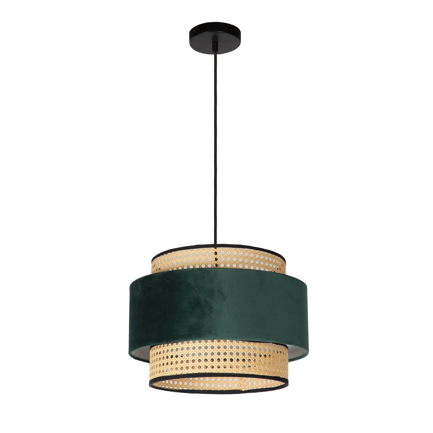 Lucide JAVOR - Pendant light - Ø 38 cm - 1xE27 - Green