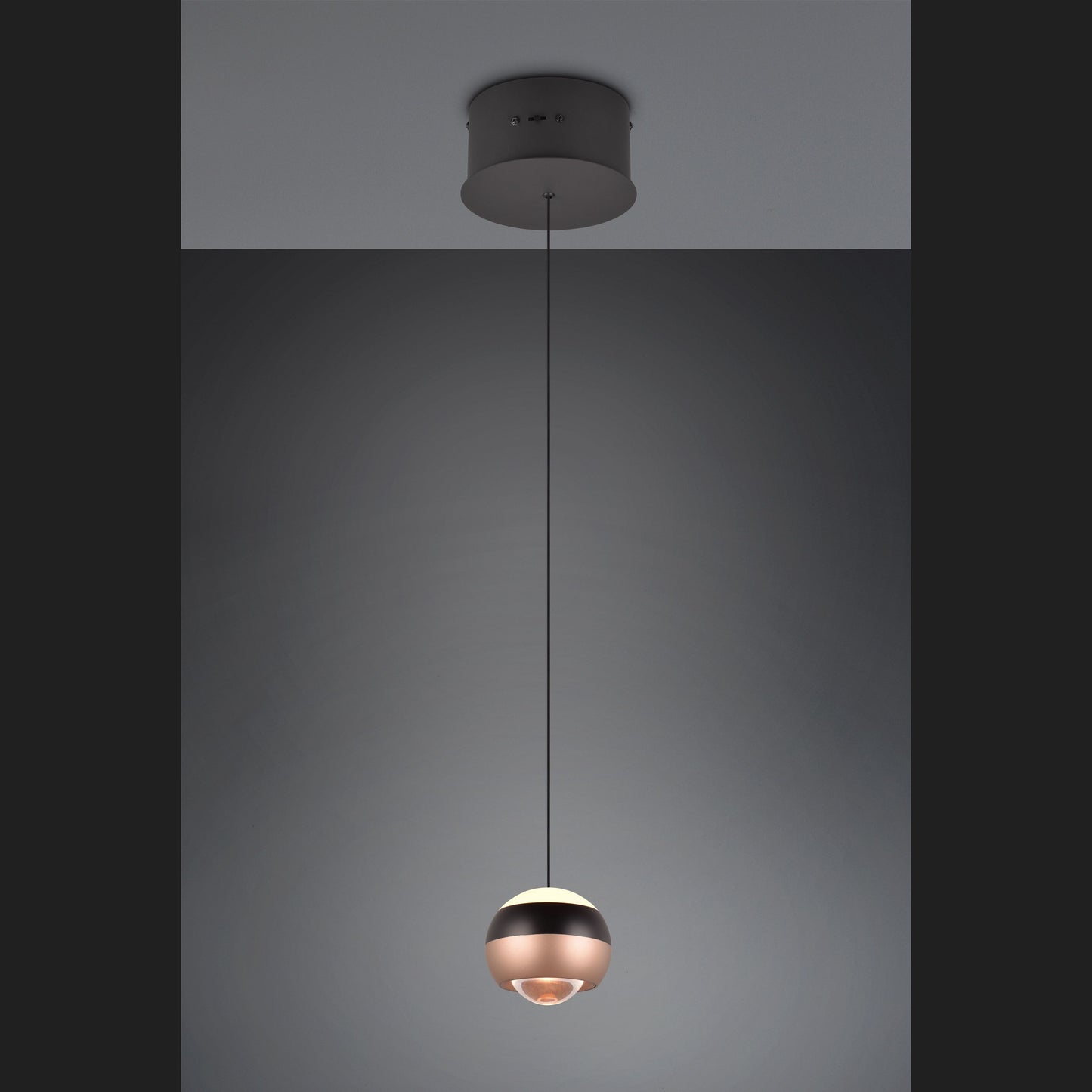 Orbit  - Pendant - Black Matt - TRIO Select