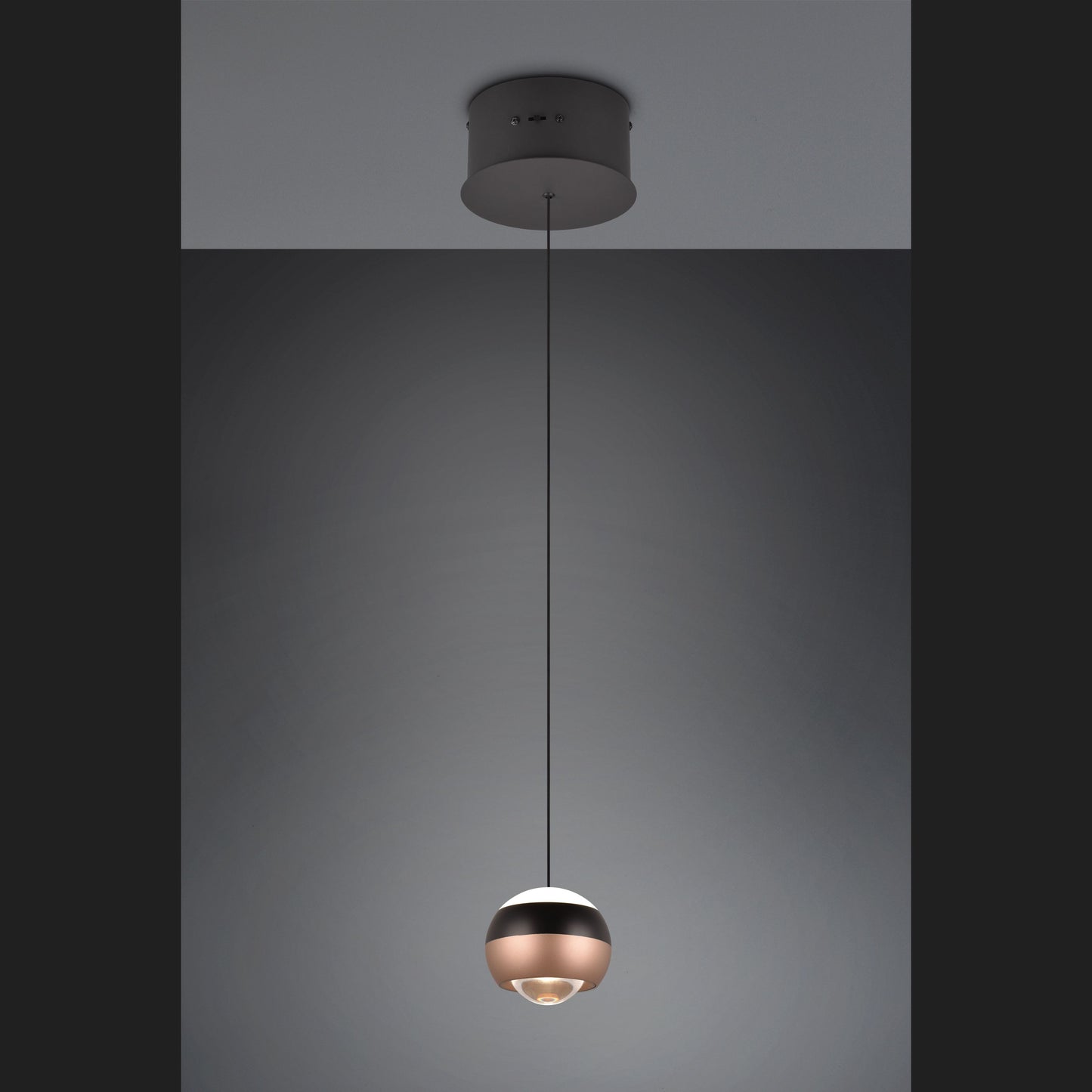 Orbit  - Pendant - Black Matt - TRIO Select