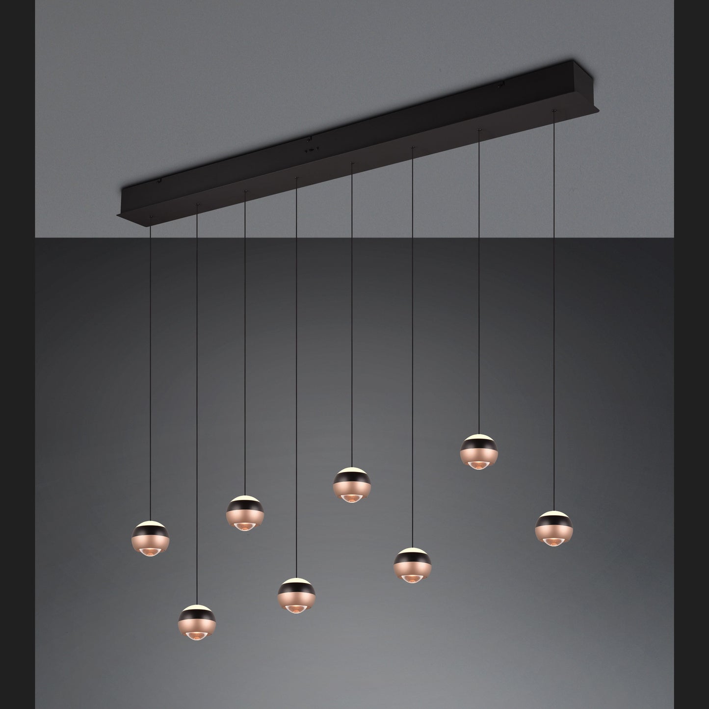 Orbit  - Pendant - Black Matt - TRIO Select