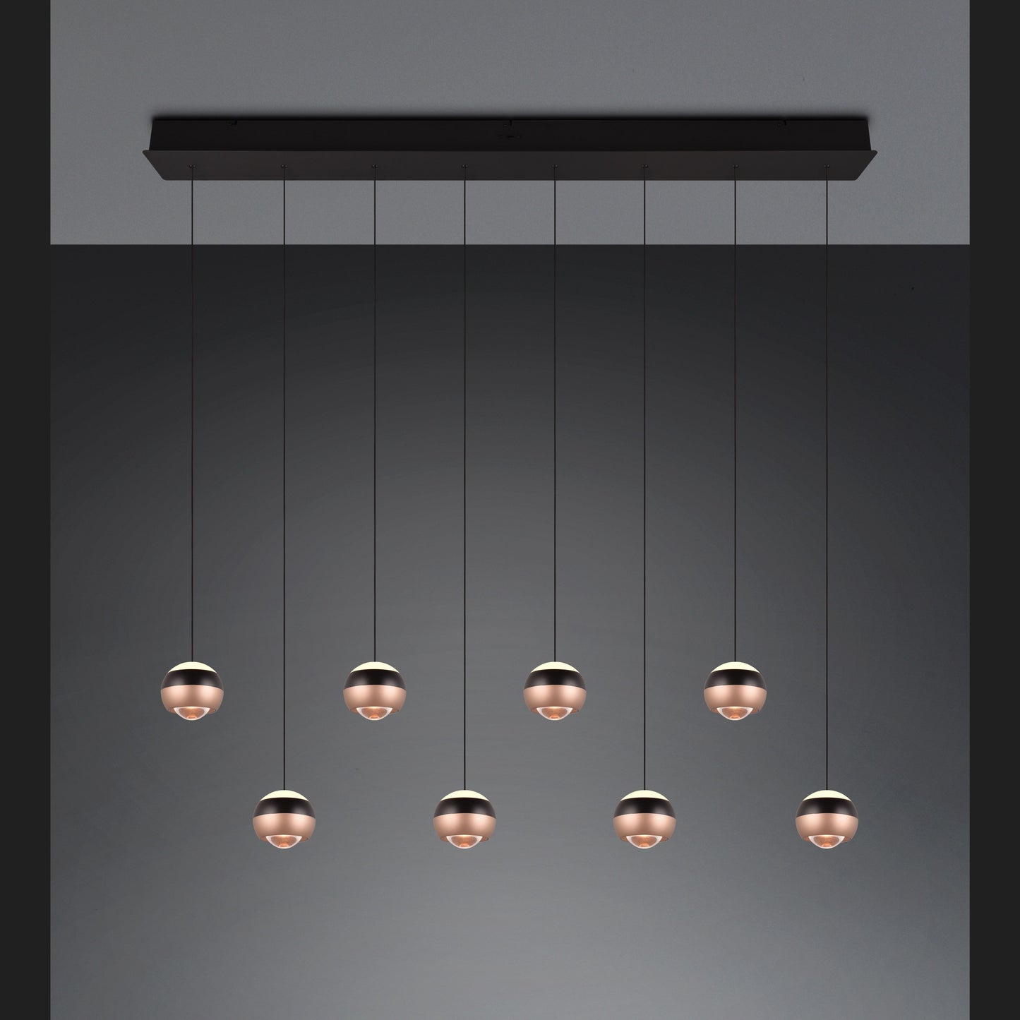 Orbit  - Pendant - Black Matt - TRIO Select