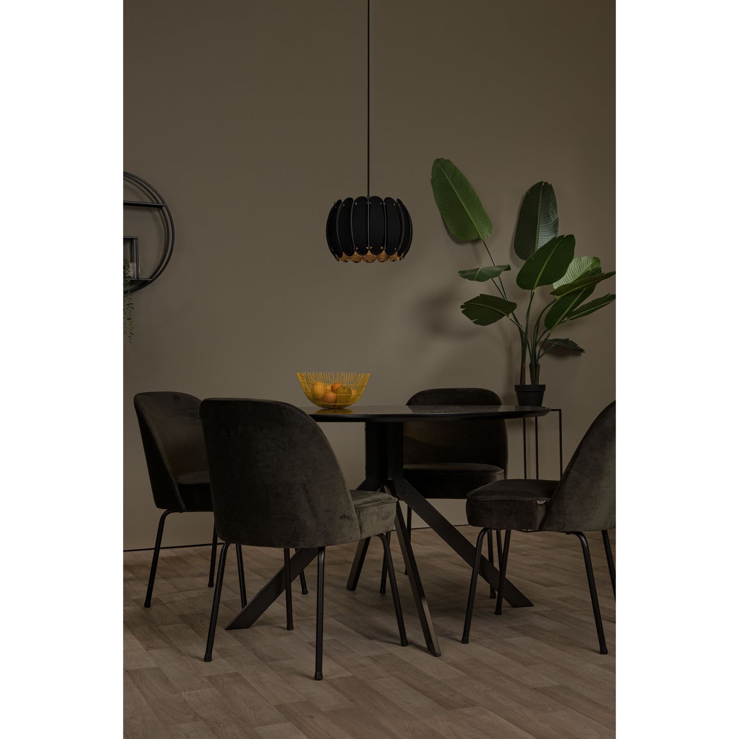 Lucide SPENCER - Pendant light - Ø 30 cm - 1xE27 - Black