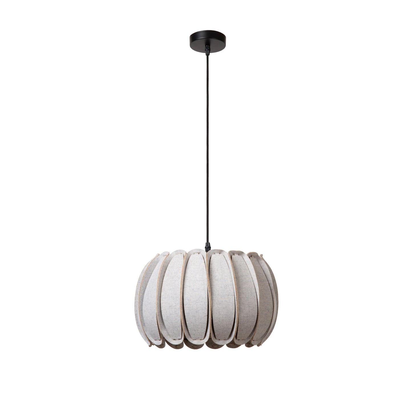 Lucide SPENCER - Pendant light - Ø 30 cm - 1xE27 - Grey