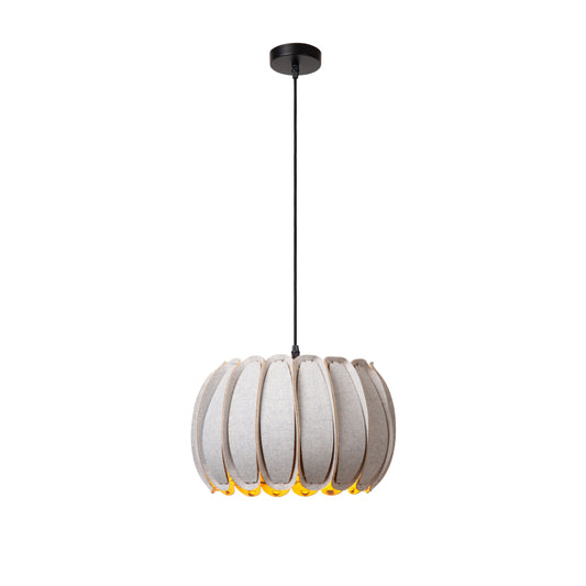 Lucide SPENCER - Pendant light - Ø 30 cm - 1xE27 - Grey