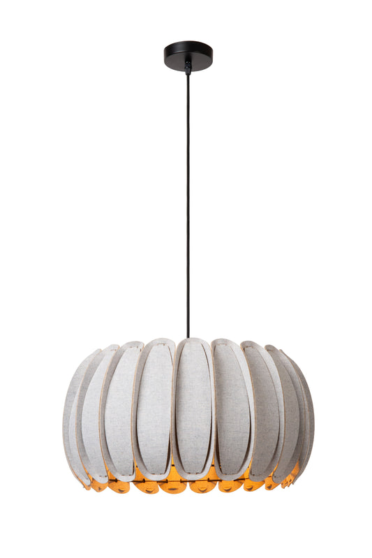 Lucide SPENCER - Pendant light - Ø 40 cm - 1xE27 - Grey