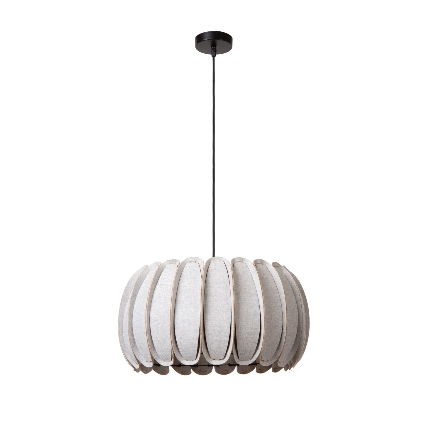 Lucide SPENCER - Pendant light - Ø 40 cm - 1xE27 - Grey