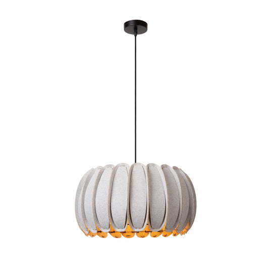 Lucide SPENCER - Pendant light - Ø 40 cm - 1xE27 - Grey