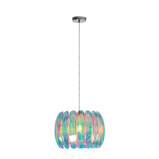 Lucide GLINSTAR - Pendant light - Ø 40 cm - 1xE27 - Multicolor