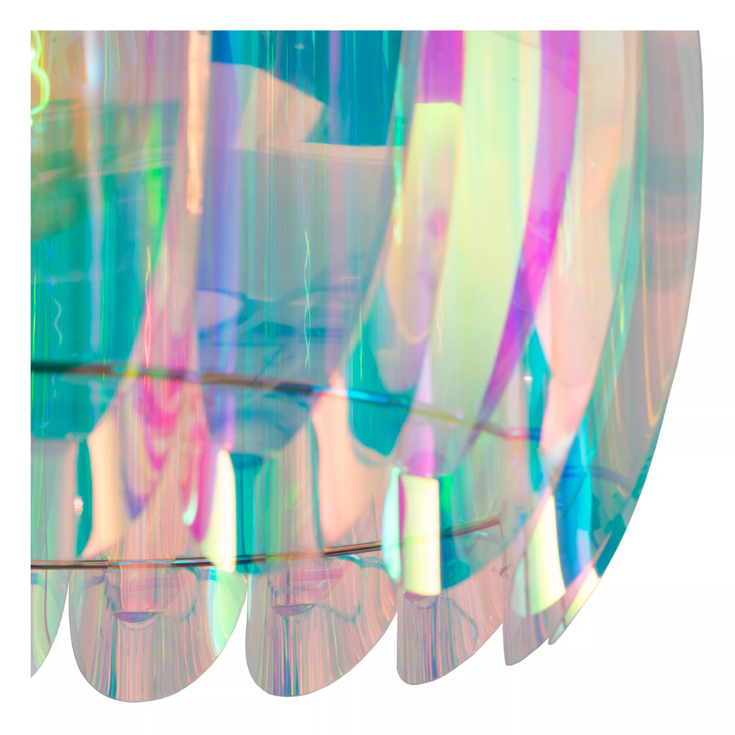 Lucide GLINSTAR - Pendant light - Ø 40 cm - 1xE27 - Multicolor