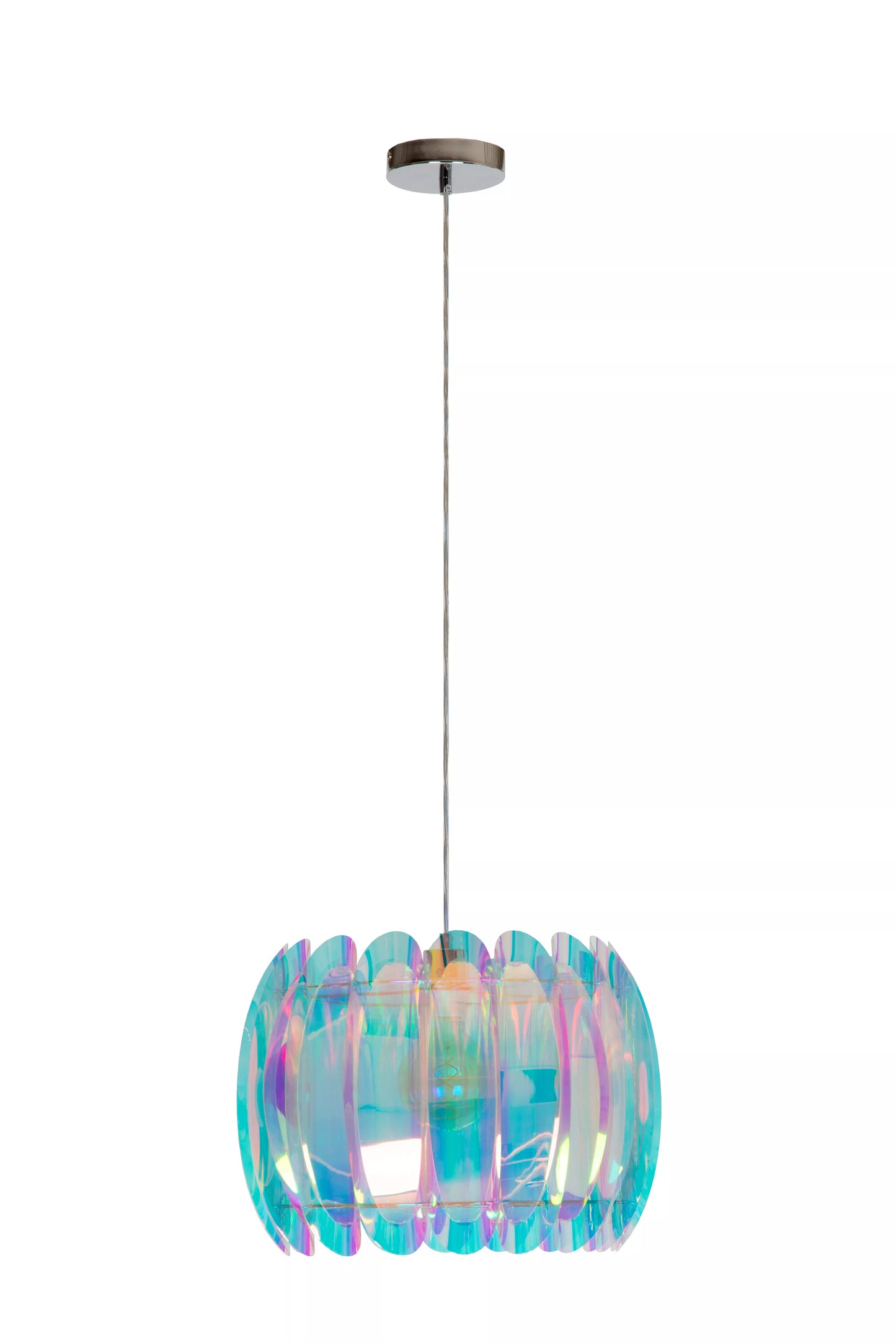 Lucide GLINSTAR - Pendant light - Ø 40 cm - 1xE27 - Multicolor