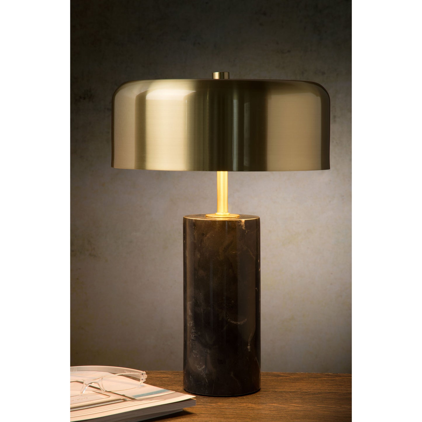 Lucide MIRASOL - Table lamp - Ø 25 cm - 3xG9 - Black