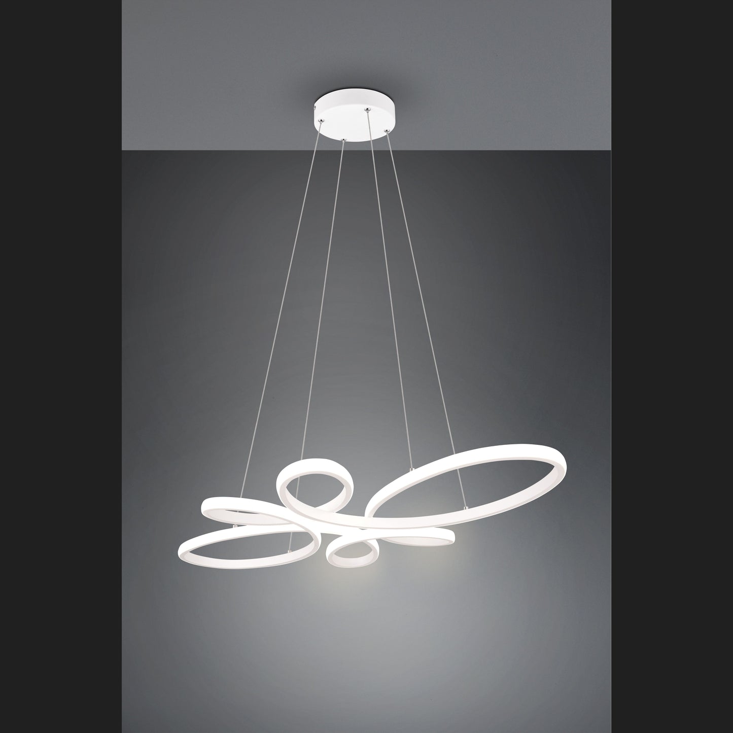 Fly  - Pendant - White Matt - Trio