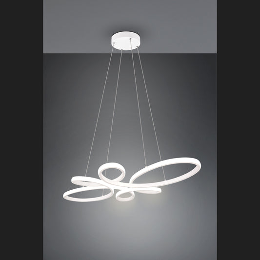 Fly  - Pendant - White Matt - Trio