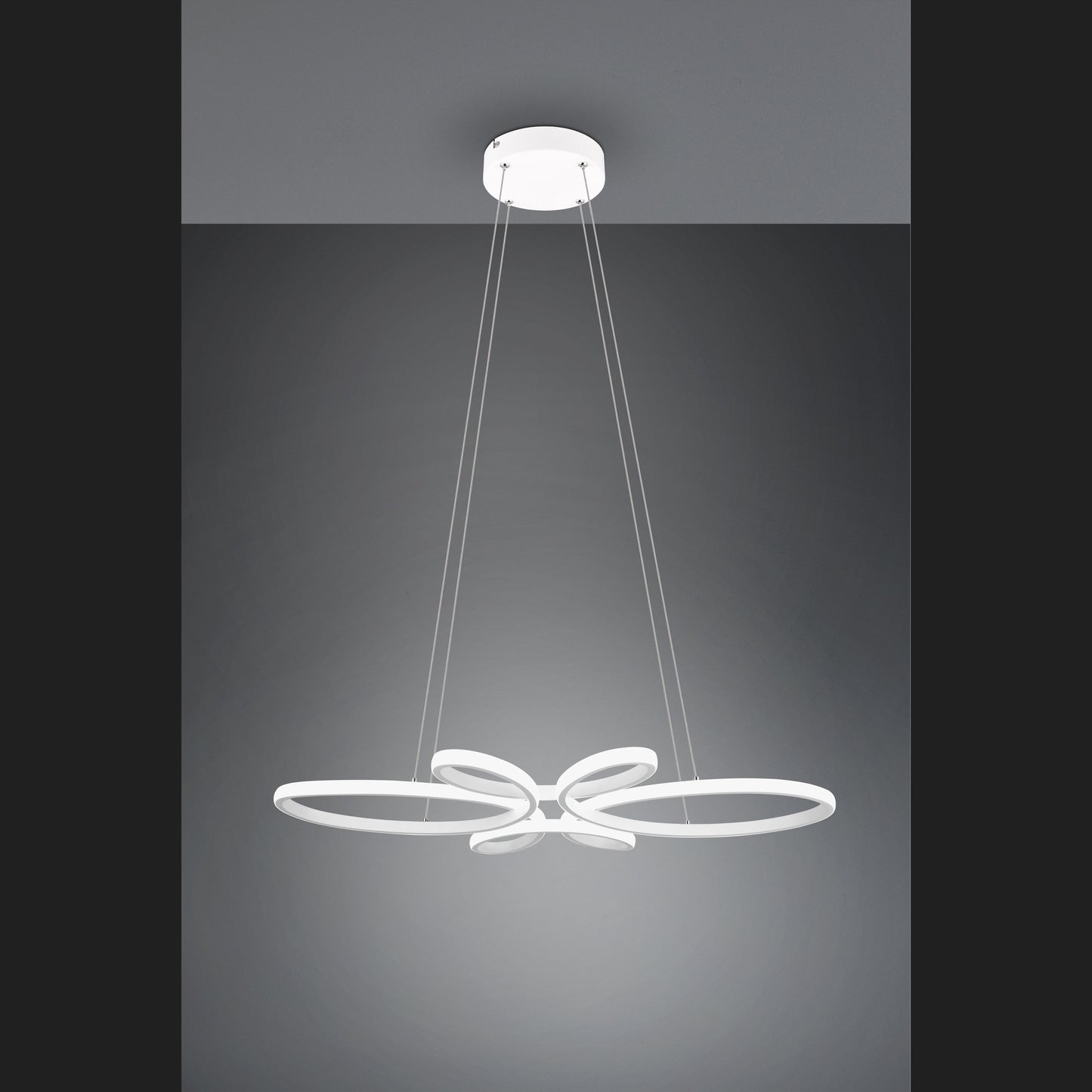 Fly  - Pendant - White Matt - Trio