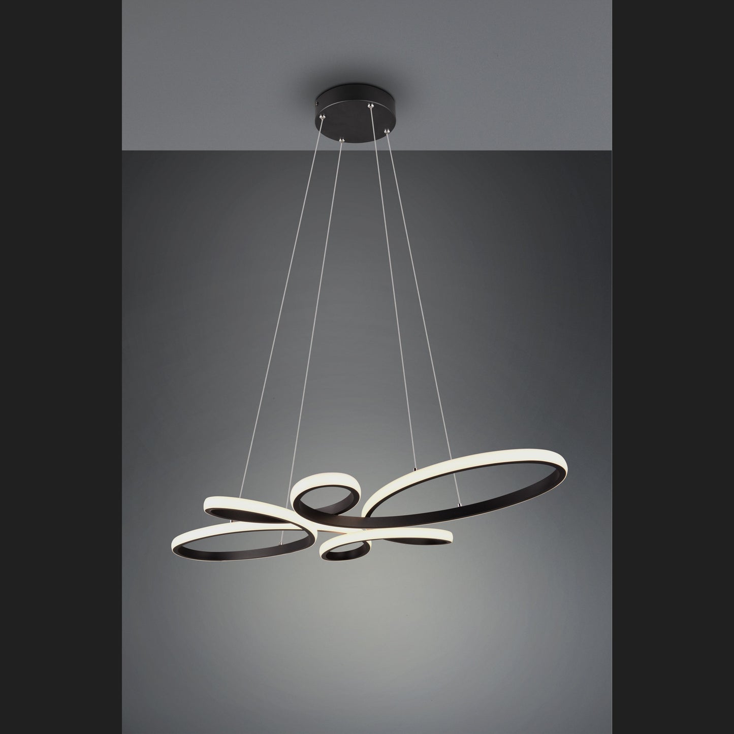 Fly  - Pendant - Black Matt - Trio