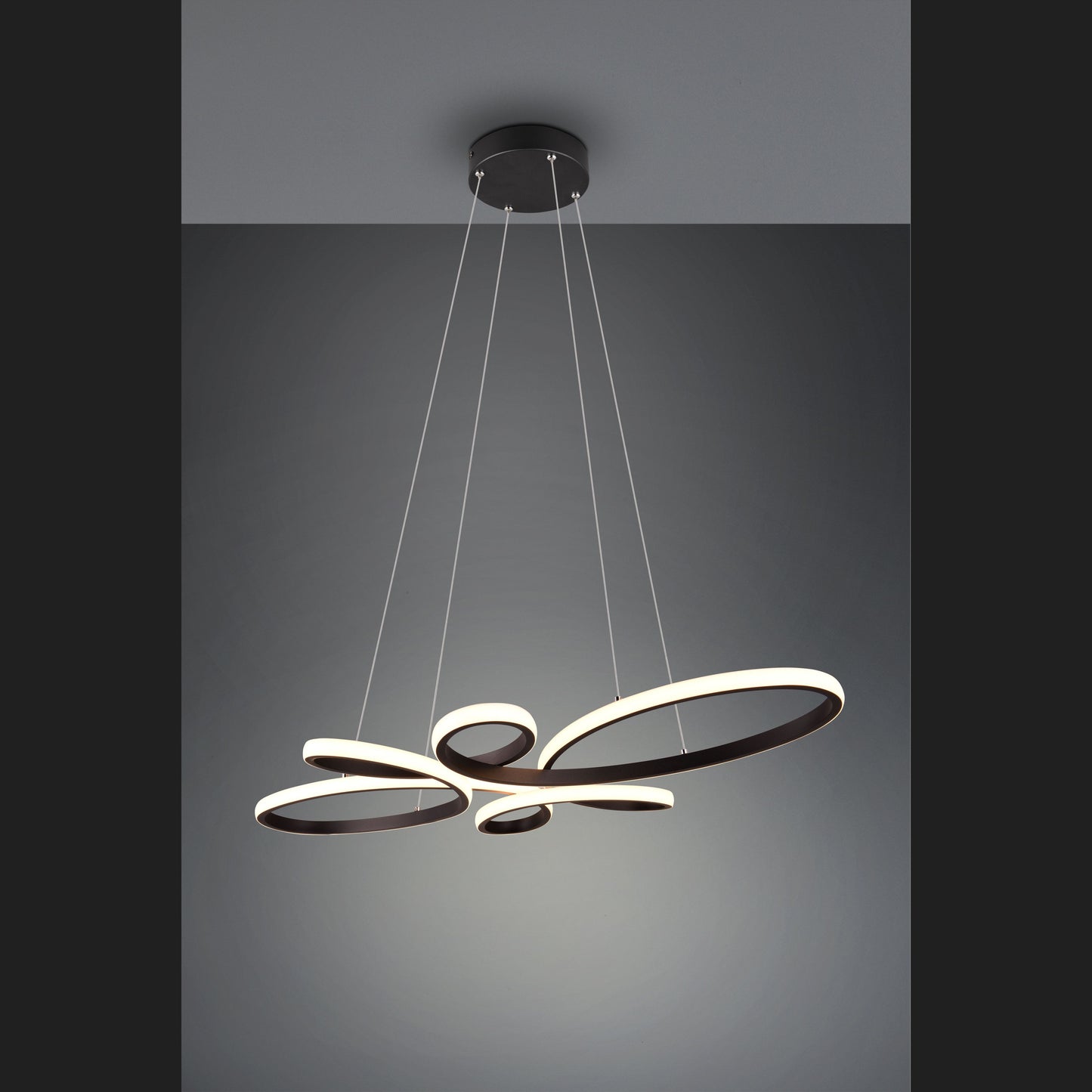 Fly  - Pendant - Black Matt - Trio