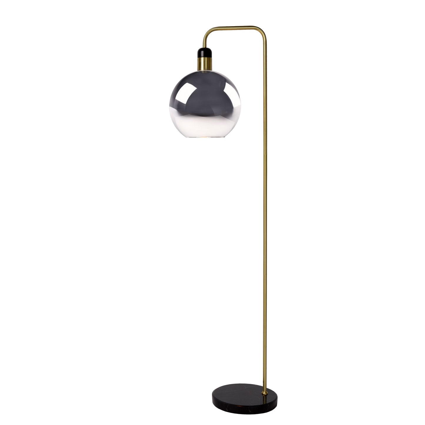Lucide JULIUS - Floor lamp - Ø 28 cm - 1xE27 - Smoke Grey