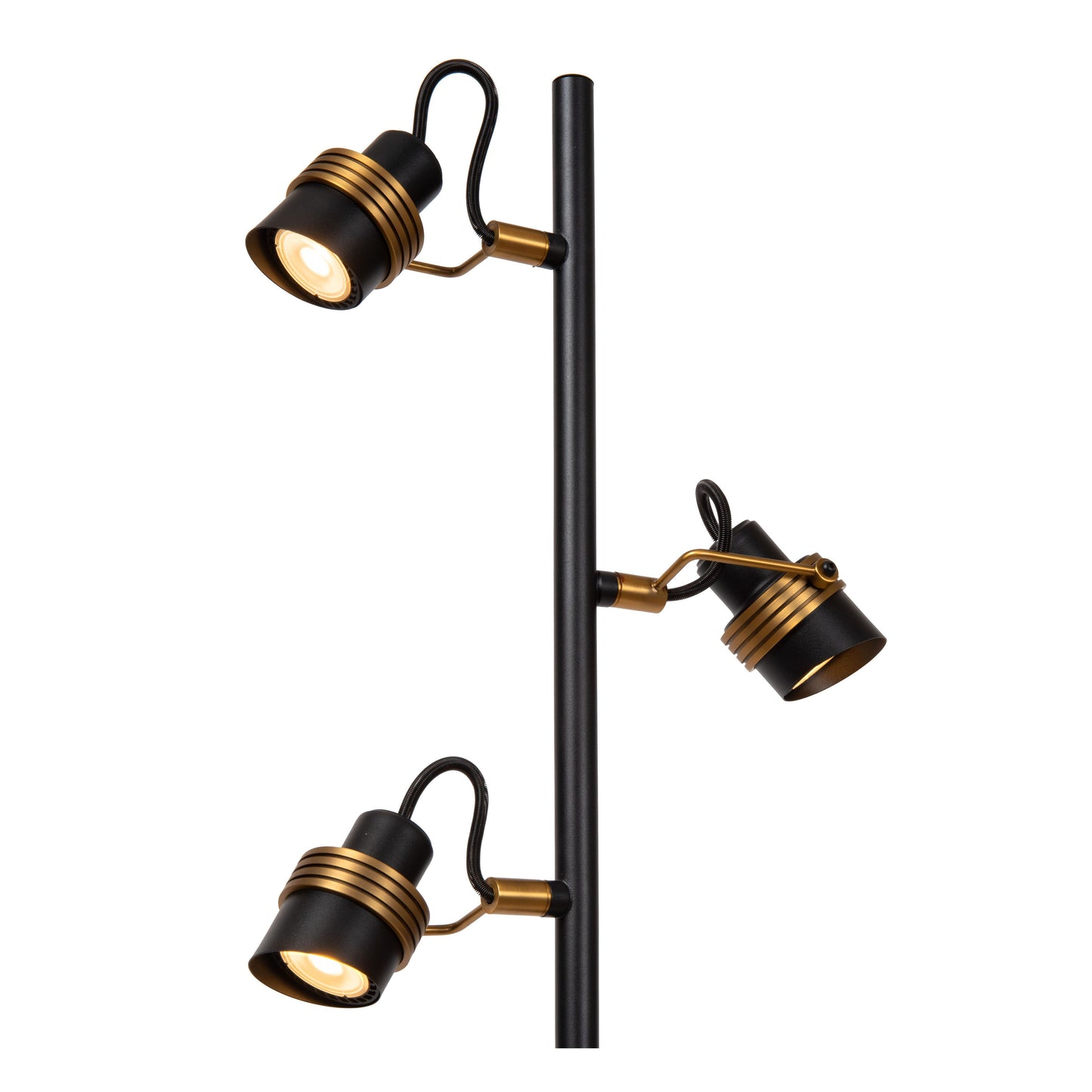 Lucide TUNDRAN - Floor lamp - 3xGU10 - Black