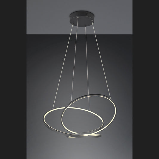 Darvin - Pendant - Black Matt - Trio - 349119132