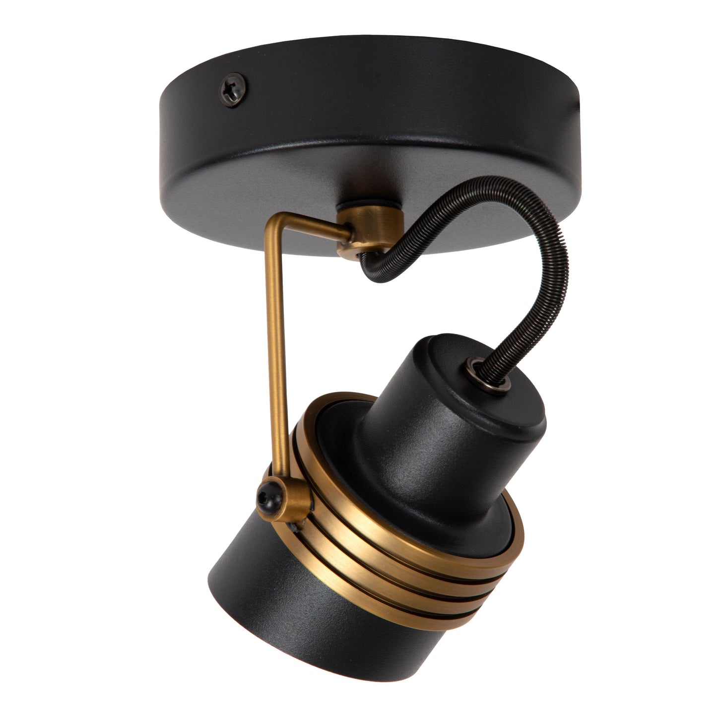 Lucide TUNDRAN - Ceiling spotlight - 1xGU10 - Black