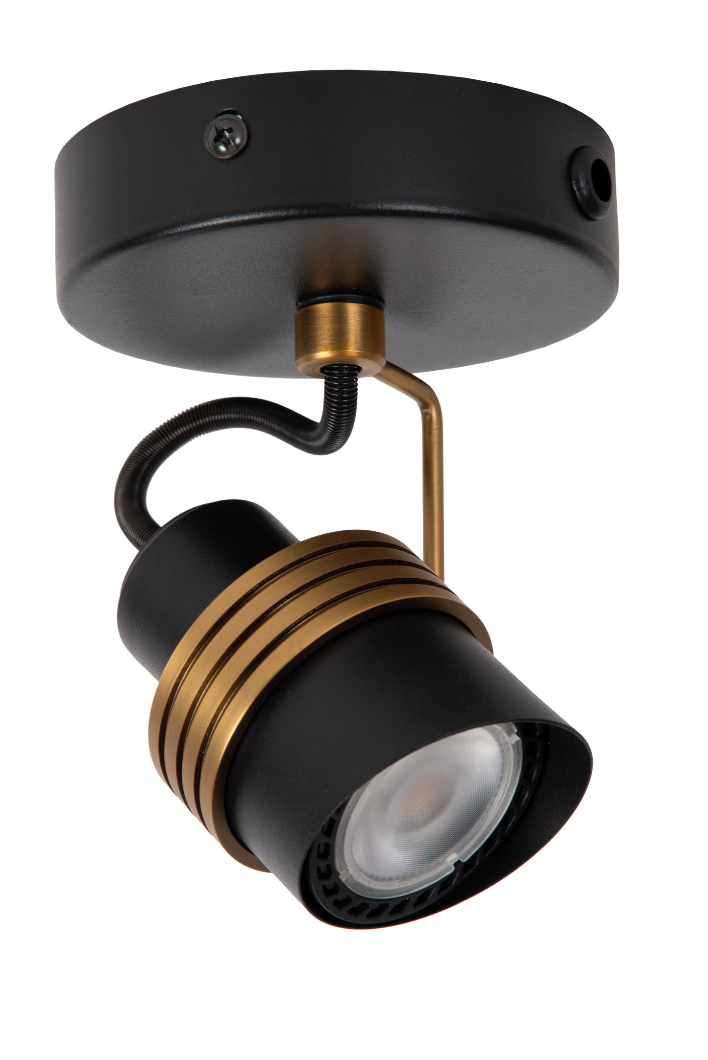 Lucide TUNDRAN - Ceiling spotlight - 1xGU10 - Black