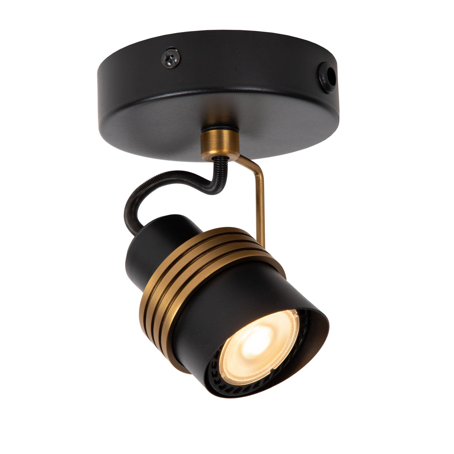 Lucide TUNDRAN - Ceiling spotlight - 1xGU10 - Black