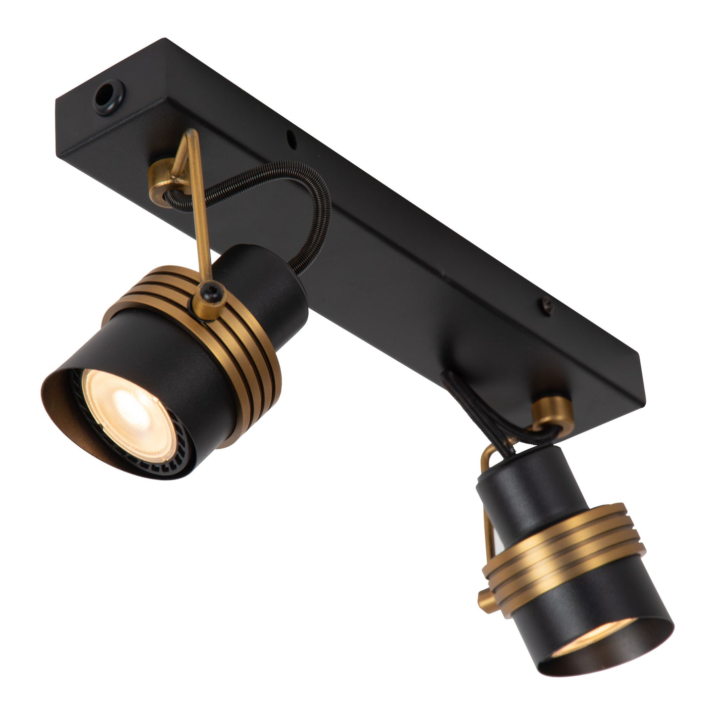 Lucide TUNDRAN - Ceiling spotlight - 2xGU10 - Black