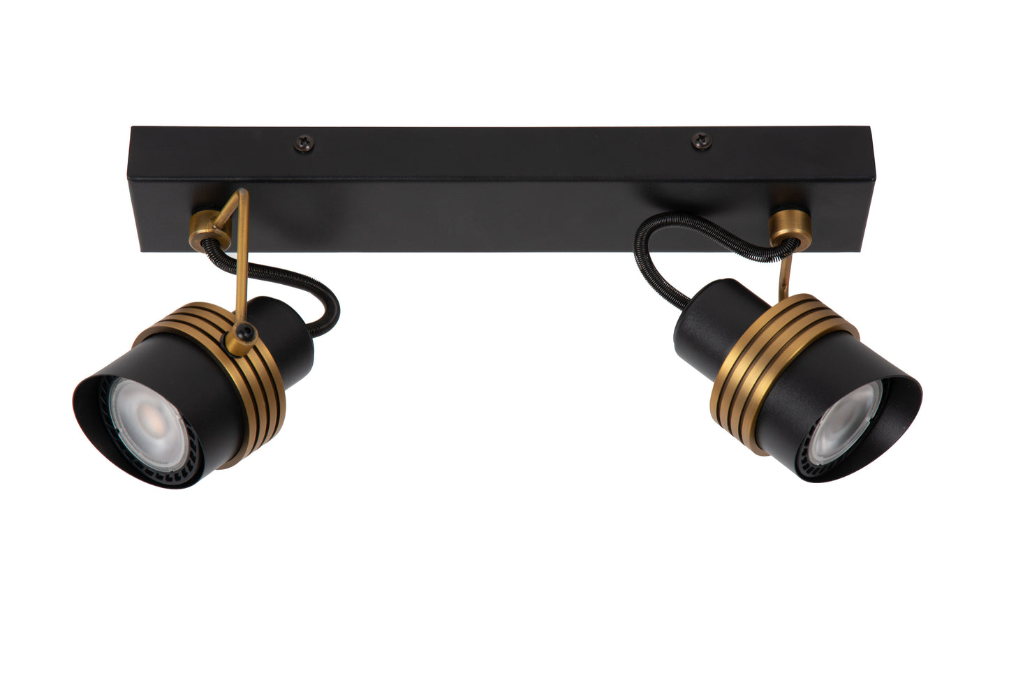 Lucide TUNDRAN - Ceiling spotlight - 2xGU10 - Black