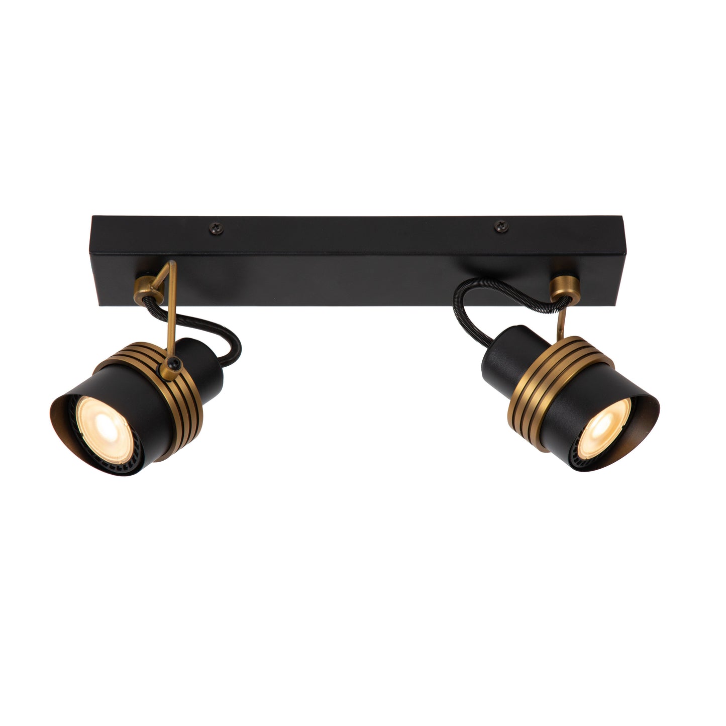 Lucide TUNDRAN - Ceiling spotlight - 2xGU10 - Black