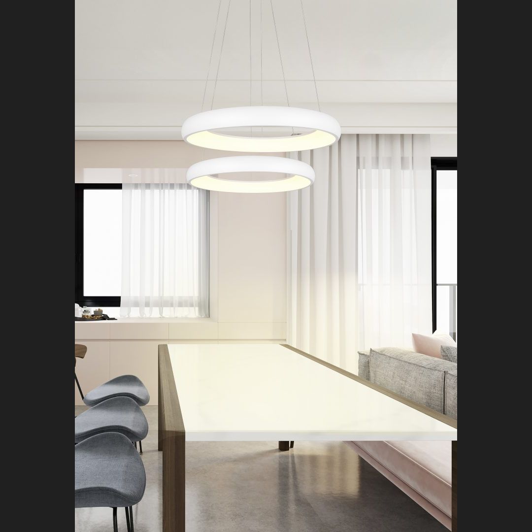 Cardona - Pendant - White Matt - Trio - 349614531