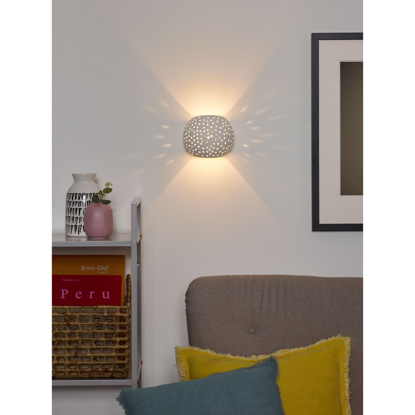 Lucide GIPSY - Wall light - 1x G9 White