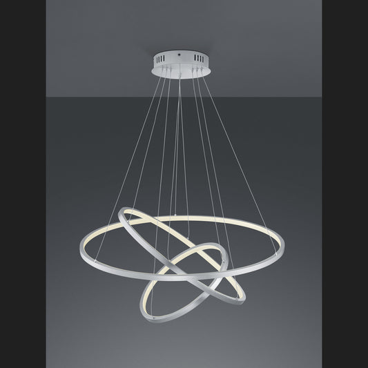 Aaron  - Pendant - Nickel Matt - Trio