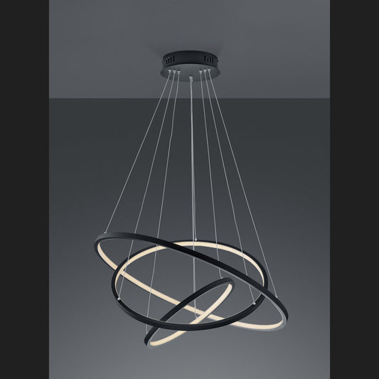Aaron  - Pendant - Anthracite - Trio