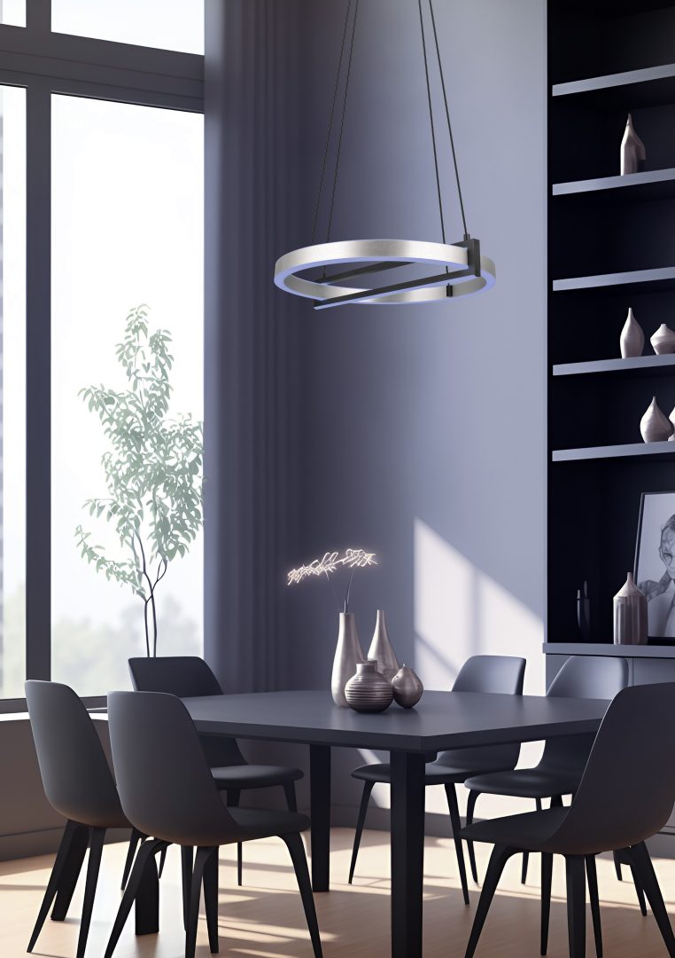 Thompson  - Pendant - Brushed Aluminium - Trio