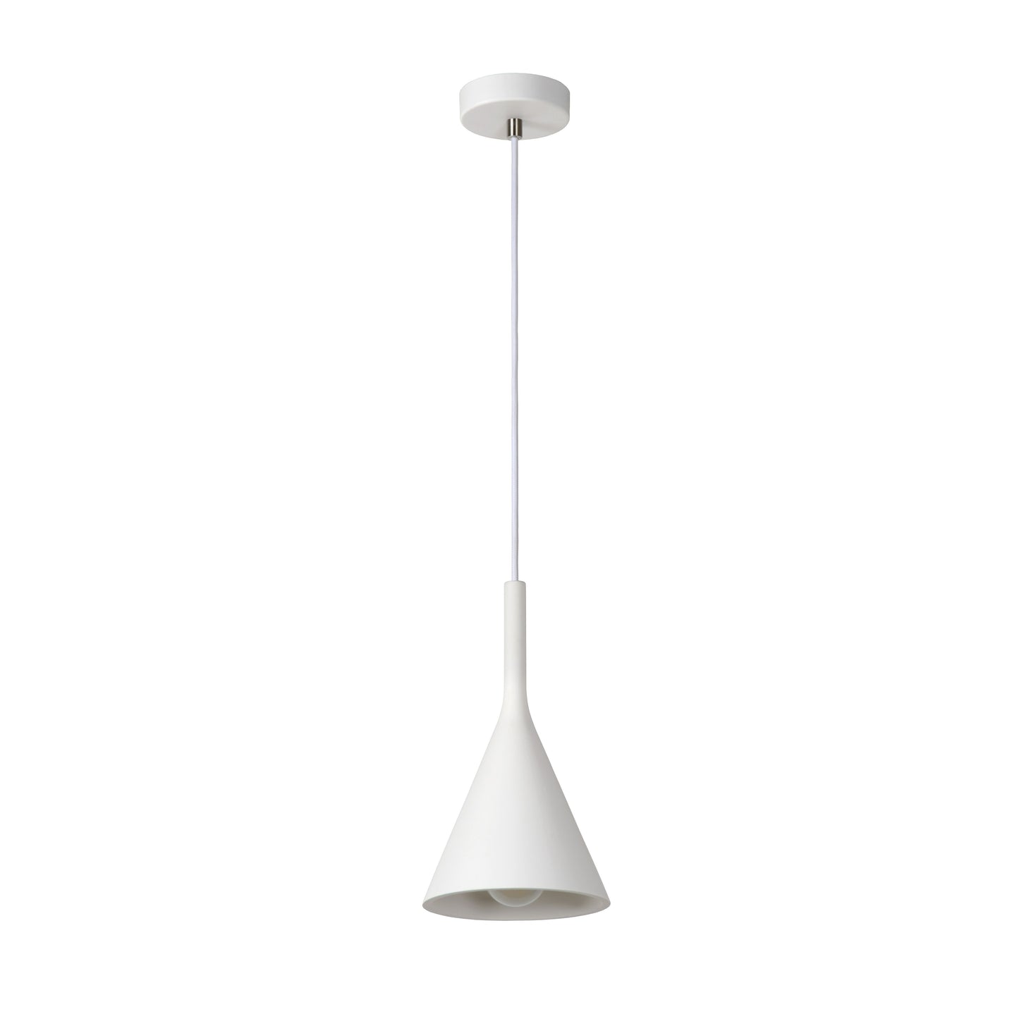 Lucide GIPSY - Pendant light - Ø 16,5 cm - 1xE27 - White