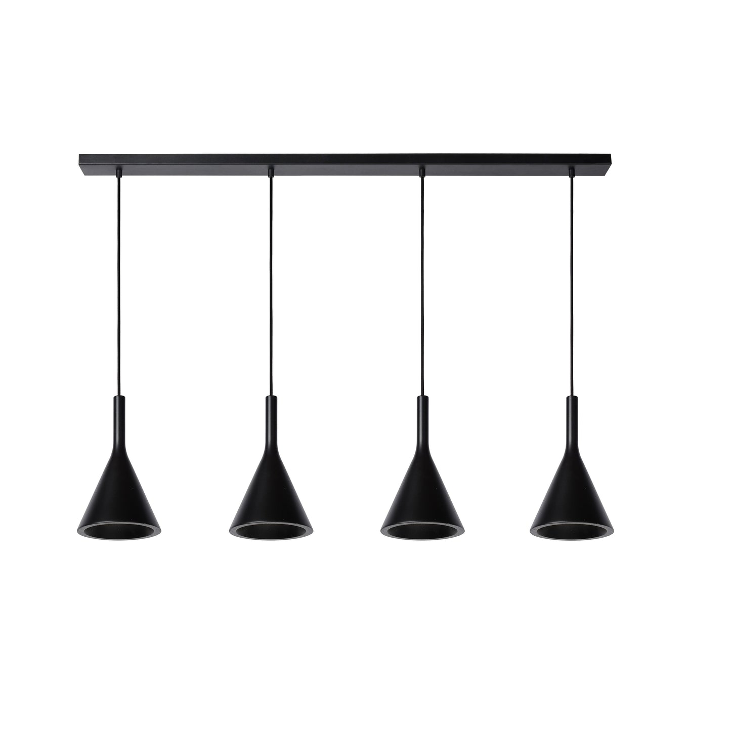 Lucide GIPSY - Pendant light - 4xE27 - Black