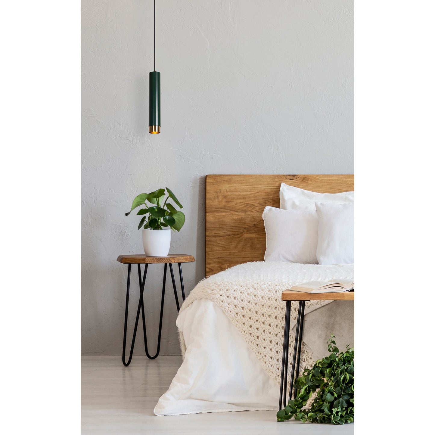 Lucide FLORIS - Pendant light - Ø 5,9 cm - 1xGU10 - Green