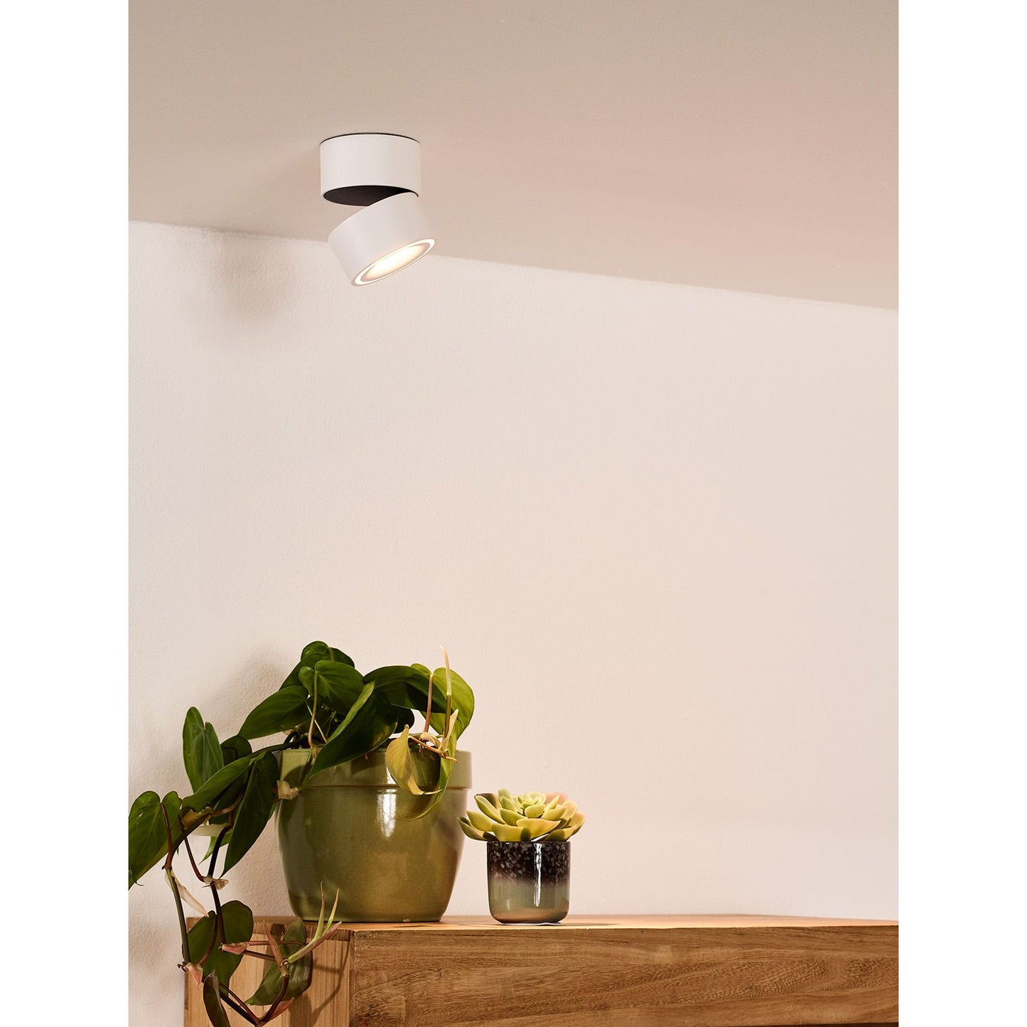 Lucide YUMIKO - Ceiling spotlight - Ø 7,8 cm - LED Dim. - 1x10W 2700K - White