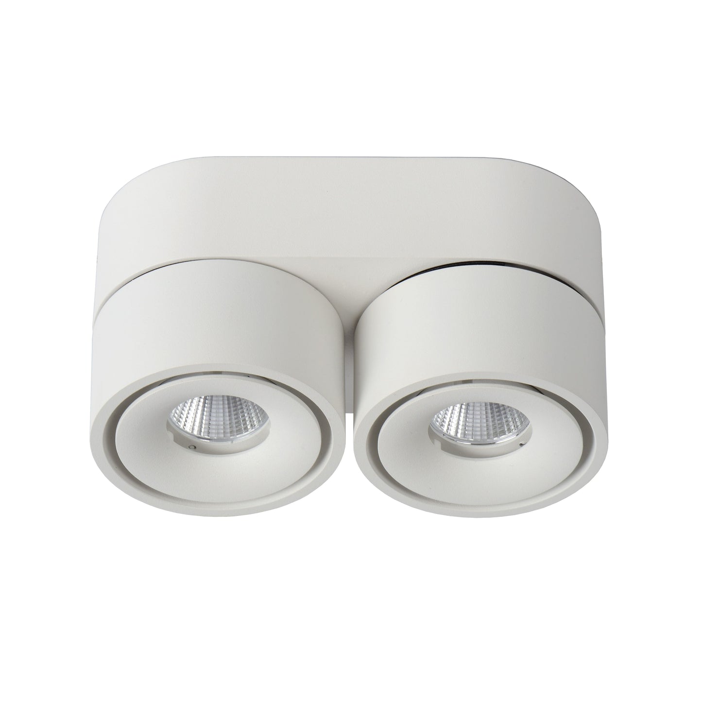 Lucide YUMIKO - Ceiling spotlight - Ø 7,8 cm - LED Dim. - 2x10W 2700K - White